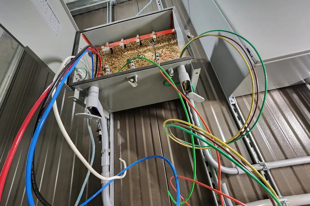 Control equipment mounted in an enclosure